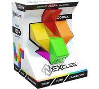 Few-Nexcube Cobra - Jeu De Casse Tête Original Avec Création De Formes - Jeu Pour Enfants Dès 6 Ans - 24 Prismes De Couleurs - Crée Plus De 100 Formes Différentes Animaux Ou Objets - Jeu De Réflexion
