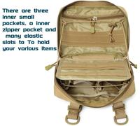 Few-Pochette Médicale Tactique Molle E.Dc Sac Banane Pochette Utilitaire D'urgence Pour Outils Emt Trousse De Premiers Secours Pochette Pour Chasse Camping Randonnée