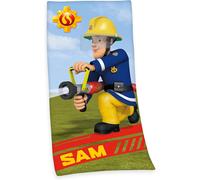Few-Sam Le Pompier Serviette De Bain, 150 X 75 Cm, Coton, Multicolore