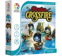 Few-Smart Games - Pirates Crossfire, Puzzle Game With 80 Challenges, 7+ Years,24 X 24 X 6 Cm