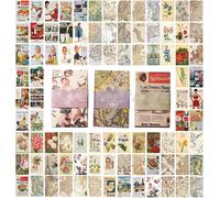 Few-Vnhaty Lot De 180 Cartes Postales Littéraires Rétro, Décoration Murale Rurale, Affiches De Collage, Affiches De Voyage, Décoration De Défilé Adaptées Pour Dortoir Indépendant, Décoration De Chamb