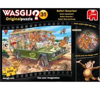 FEW-Wasgij 31-19164 Safari Surprise - Puzzle 1000 pièces