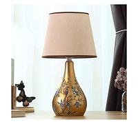 FEWDSCA Lampes de Bureaude Lecturede Bureau A Mené Lade Côté Lit de La Chambre À Coucher Tissu Ombre-Lampe,Applicable E27 Ampoule En Spirale 110V ~ 240V Pourde Table de Chambre Pour Enfants/C. B/Inter