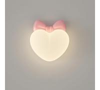 FEWDSCA Ledmurale Nordique, Forme de Cœur, Chambre À Coucher Parfaite Lady Girls Ou Tête D'Enfant/C. B