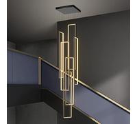 FEWDSCA Lightimodern Led Stair Lostairmalist Rectangular Duplex Stair Nordic Liviroomps Dimming