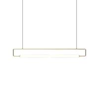 FEWDSCA Lumière Àndentif À Anneau Linéaire Lumière Àndentif En Métal Géométravec Ombre Acrylblanche Lumière Àndentif À Led Moderne Lumière Àndentif D'Éclairage Décoratif Pour Salle À Manger Cuisine Sa