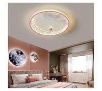 FEWDSCA Lumière de Lumières de Plafond Led Modernes Chambres de Enfants Nurseries Chambres de Bébé Garçons Filles Astronautes de L'Espace Extra-Atmosphérique/Dimmi Infini/Ablue