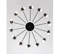 FEWDSCA Plafonnier Led Moderne, Plafonniers Salon, Température de Couleur Réglable Avec Télécommande Spotlight Spotlight Salon, Chambre/14 Têtes