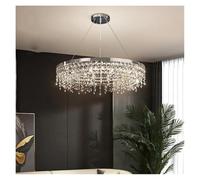 FEWDSCA Plafonnier, Moderne Luxe A Mené Éclairage Cercle Anneaux Salon Salle À Manger Maisonpendrepes Accessoires/Lumière Chaude Pas de Télécommande/Diamètre 60Cm