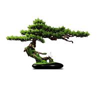 FEWDSCA Plantes Simulation Intérieure Pin Bonsai Salon Accueil Pin Arbre Artificiel Bureau En Pot Zen Fausses Plantes Vertes Décorations D'Hôtel Arbre