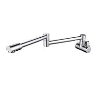 FEWDSCA Robinets, Robinets Chromés Pour Cuisine, Robinet Mural Pour Remplir Les Casseroles, Robinet D'Eau Froide À Poignéeique, Pivotant, Télescopique, Multifonction, Robinet de Cuisine, Robinet Pour