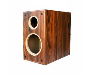 FewNvWa 1 Armoire Audio Cabinet Coffret Enceinte Bois Bass Tweeter Modification Facile Convient à Espace Détente Salle d'Étude Atelier Chambre, Jujube