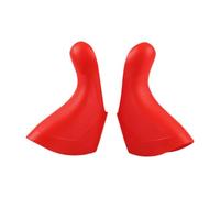 FewNvWa 2 Pièces Couvre-poignées Frein Vélo Silicone Protège-Levier Shifter Manchons Souples Durables pour Utilisateurs de Vélo Accessoires Cyclisme Entretien, Rouge