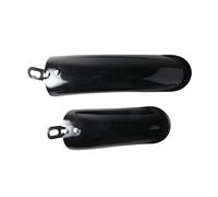 FewNvWa 2 Pièces Garde-Boue Vélo Accessoires de Roue Avant Arrière Protection Pneus Embout Plastique Anti-saleté Anti-Pluie Adapté Vélo Pliant Vélo Électrique, Noir 12 Pouces
