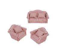 FewNvWa 2 Pièces Instrument Musique Tabouret Accessoire Maison Poupée Plastique Écologique Convient pour Décoration Fête Salon Mariage Anniversaire, I