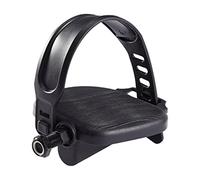 FewNvWa 2 Pièces Pédales Vélo D'Appartement en Acier Résistant avec Marquage Gauche Droite Straps Remplaçables pour Fitness Convient Aux Seniors Utilisation S, Axe Court de 12,7 mm