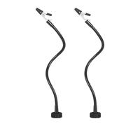 FewNvWa 2 Pièces Pinces D'Aide à La Soudure Supports de Fils Bras Métalliques Flexibles Pinces Fixation Polyvalentes Embout Caoutchouc Antidérapant Utilisable