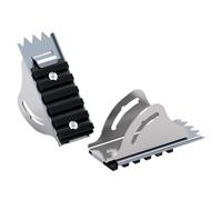 FewNvWa 2 Pieds d'échelle Extensible, pièces détachées pour échelle Extensible, Remplacement, Patins d'échelle antidérapants en Aluminium