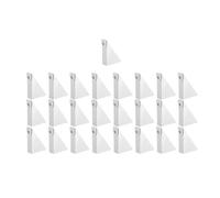 FewNvWa 25 Pièces Gouttière Aluminium Gutter Wedges Supports Précis Réglables Fixation Sécurisée sur Planche de Bord Angle Variable Convient Rénovation Extéri, Longueur Du Bas 6.5