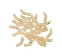 FewNvWa 30 Pièces Carp Fishing Hook Kickers Accessoires Pêche Hameçon Caoutchouc Montage Ligne Adaptés Pêche en Eau Douce Pêche en Eau Salée, Brun