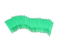 FewNvWa 30 Pièces Tiges de Fléchettes 2BA Plastique Tiges Universelles Accessoires Remplaçables Robustes Adaptées pour Fléchettes à Pointe Souple et à Pointe, Vert, 48mm