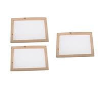 FewNvWa 3X Outils de Fabrication de Papier en Bois pour Tamis à Papier