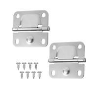 FewNvWa 4 Pièces Charnières de Remplacement pour Glacières Pièces Détachées en INOX Kit de Montage Accessoires Performants Remplaçant Les Paumelles Fragiles A, 2 Pièces