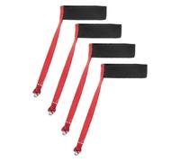 FewNvWa 4 Pièces Sangle Gant Ski Dragonne Attache Métal Accessoire Confort Poignet Flexible Utilisable pour Snowboard Ski Balades Nature, pour Les Femmes