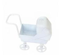 FewNvWa 6 Pièces Poussette pour Poupée Landau de Carrosse Miniature de Nursery Fabrication En Classique Échelle 1 12 Précise Roues, 6 pièces