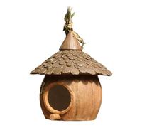 FewNvWa Abri Extérieur pour Oiseaux, Nid d'oiseaux Nicheurs, Cadeau pour Petits Animaux de Compagnie, Forme de Noix de Coco