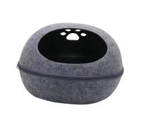 FewNvWa Abri pour Chat, Espace Clos, Design Portable pour Animaux de Compagnie, Panier pour Chat, Gris Foncé