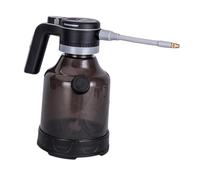 FewNvWa Arrosoir Électrique Vaporisateur Main 3L Mousseur Automatique Buse Réglable Grande Capacité Indicateur Volume Adapté Au Jardinage Nettoyage de Voiture, Noir