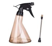 FewNvWa Arrosoir pour Liquide, récipient Vide, pour Plantes domestiques, Fleurs, Vaporisateur Transparent Vide pour Cheveux, Jardinage, Brun