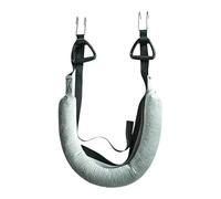 FewNvWa Back Stretcher Dispositif Ergonomique D'Étirement du Dos Ceinture de Traction Harnais Portable Correcteur Postural Installation Rapide Matériau Nylon, Argent