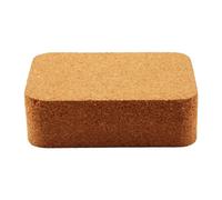 FewNvWa Bloc de Liège Planche de Ponçage Tapis de Découpe Pad de Ponçage à Nettoyer Surface Stable Convient à La Fabrication de Cuir Couture Activ, 10cmx7cmx3cm