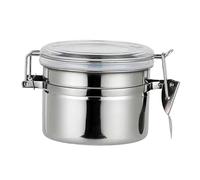 FewNvWa Bocal à Café Hermétique En Acier Inoxydable avec Système de Fermeture Sécurisé Récipient Étanche pour Grains de Café Boîte à Sucre Pot de Conservation, 800 ml