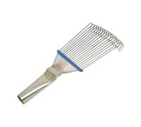 FewNvWa Brosse à Crins de Cheval Peigne de Toilettage Brosse Métallique Outil d'entretien Retire Poils Mort Poignée Ergonomique Léger Convient aux Animaux de, S
