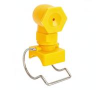 FewNvWa Buse de Pulvérisation Buse Industrielle Tête de Brumisation Embout Anti-colmatage Diffuseur Ajustable en Acier Inoxydable et PP Fixation Rapide Motif, 25MM, Trou 4MM