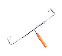 FewNvWa Cadre pour Rouleau à Peinture. Corps En Aluminium de Haute Qualité. Support Extensible. Réglage Précis. Rangement Peu Encombrant Idéal pour Les Bricol, Tête Pp