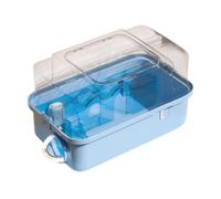FewNvWa Cage Portable pour Animaux de Compagnie pour Hamsters et Cochons d'Inde, Conçue pour Les Voyages, Bleu, Style B