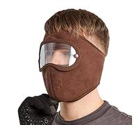 FewNvWa Cagoule Ski Masque Intégral Tricoté Polaire Respirant Ajustable Protection Froid Multifonction Convient Aux Sports d'hiver Cyclisme Activités Extérieu, Café