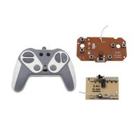 FewNvWa Carte Récepteur Télécommande RC 6 Canaux Transmetteur Module Accessoire Circuit Contrôle Fonction Musique Convient pour Modèle Voiture Camion Jouet ST, gris et blanc