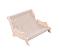 FewNvWa Chaise Hamac pour Chat Conçue pour Le Confort, avec Fonction Griffoir, 50x47x30cm