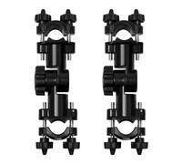FewNvWa Clips du support de parapluie à 360 degrés Position réglable Courte cour universelle Patio de fixation Nombres Rotation des pinces