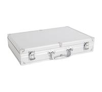 FewNvWa Coffret à Montres à 18 Compartiments pour Hommes et Femmes, avec Boîte de Présentation, Collection Résistante et élégante, Idéale pour, Argent