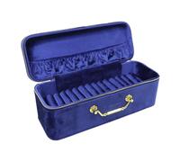 FewNvWa Coffret de présentation pour Bracelets et Montres, présentoir, boîte de Rangement pour Bijoux, Organisateur de Bijoux pour la Vente au détail et Les, Bleu Foncé