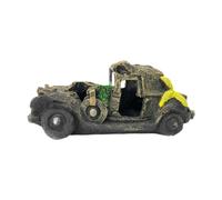 FewNvWa Décoration d'aquarium en Forme de ruine, Habitat pour crevettes et Betta, Voiture