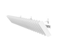 FewNvWa Déflecteur de Climatisation Universel, Déflecteur de Ventilation, Grille de Pare-brise, Fixation pour Registre D'air, Matériau PP, Convient pour L, 127.5 Cm