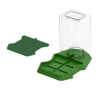 FewNvWa Distributeur à Eau pour Reptiles avec Grand Réservoir et Design Anti-Noyade pour Une Utilisation Sûre par Les Tortues et Geckos Adapté Aux Habitats N, Vert