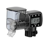 FewNvWa Distributeur Automatique Nourriture Poisson Mangeoire Aquarium Programmable Conteneur Distribution Aliment Réglable en PP Minuterie Intégrée A, 250 ML